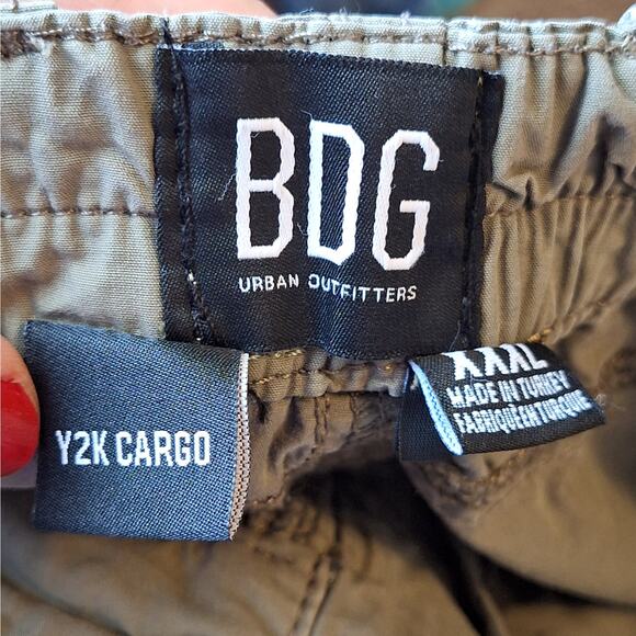 BDG Urban Outfitters Women XXXL Green Cotton Y2k Cargo Kim Possible Pants - Picture 4 of 6